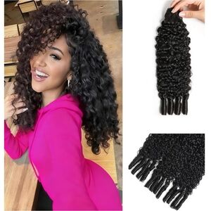 Natural Black Curly Hair Bundles